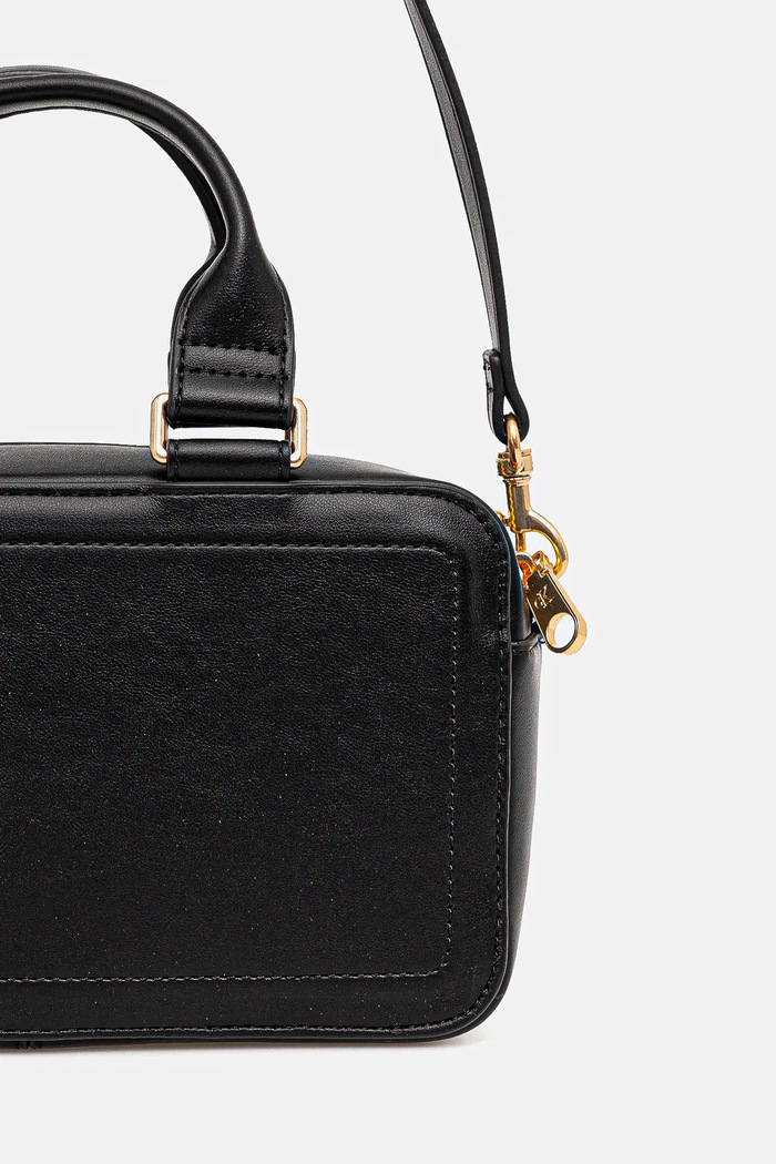Doplňky Calvin Klein taška dámská z imitace kůže LV04F3411G černá