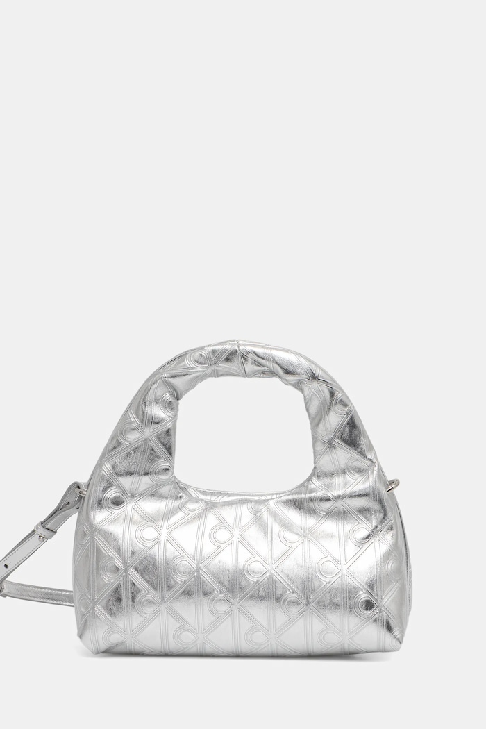 Τσάντα Calvin Klein συνθετικό ασημί LV04F3444G
