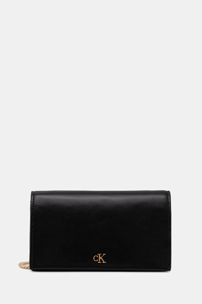 Calvin Klein kézitáska szintetikus bőr fekete LV04F3319G