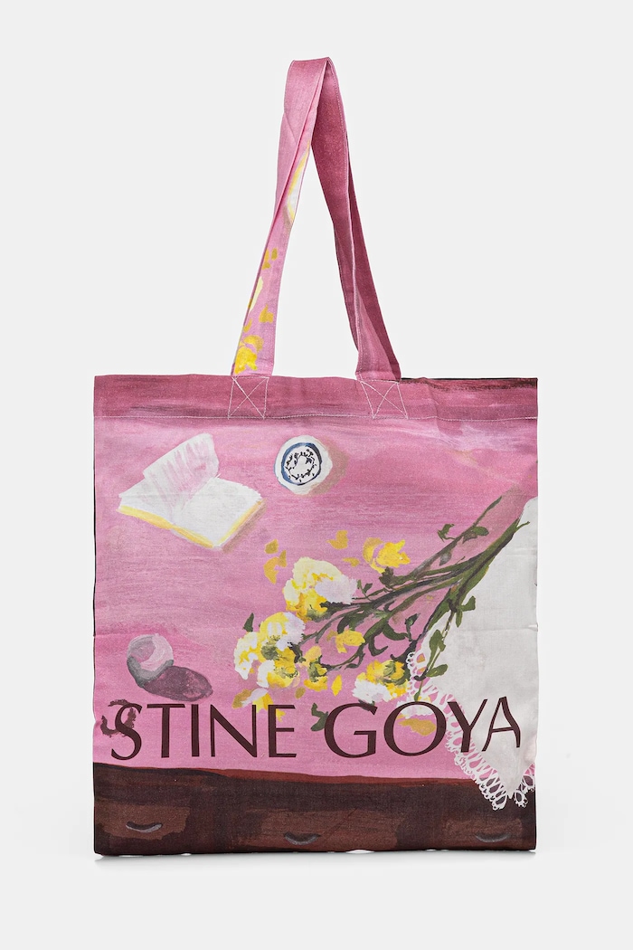 Stine Goya geantă de bumbac incape in A4 roz SG.PS26.A016.2285