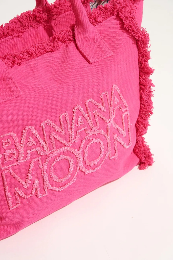 Akcesoria Banana Moon Torba plażowa damska bawełniana Carlina CARMANI.CARLINA różowy