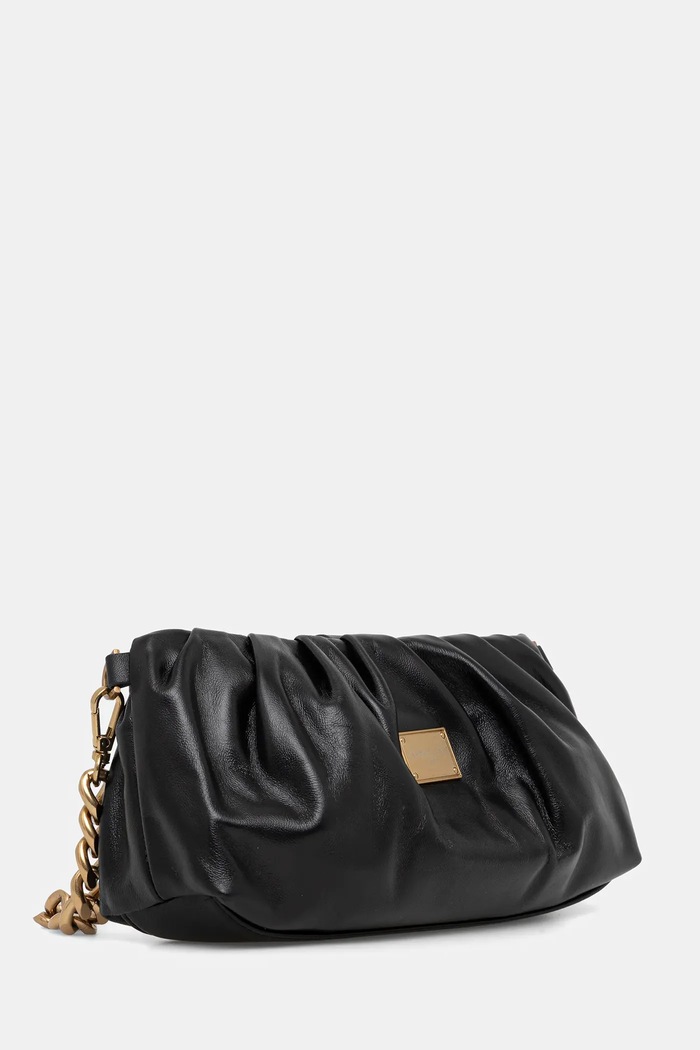Kožená kabelka Marciano by Guess 6RGZ12.7415A čierna SS26