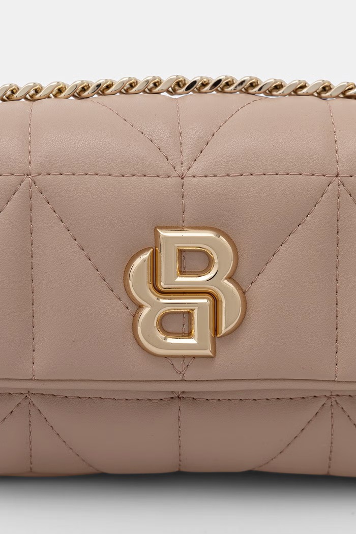 BOSS χιαστί γυναικεία από απομίμηση δέρματος B_ICON S Sh. Bag QN μπεζ 50557965
