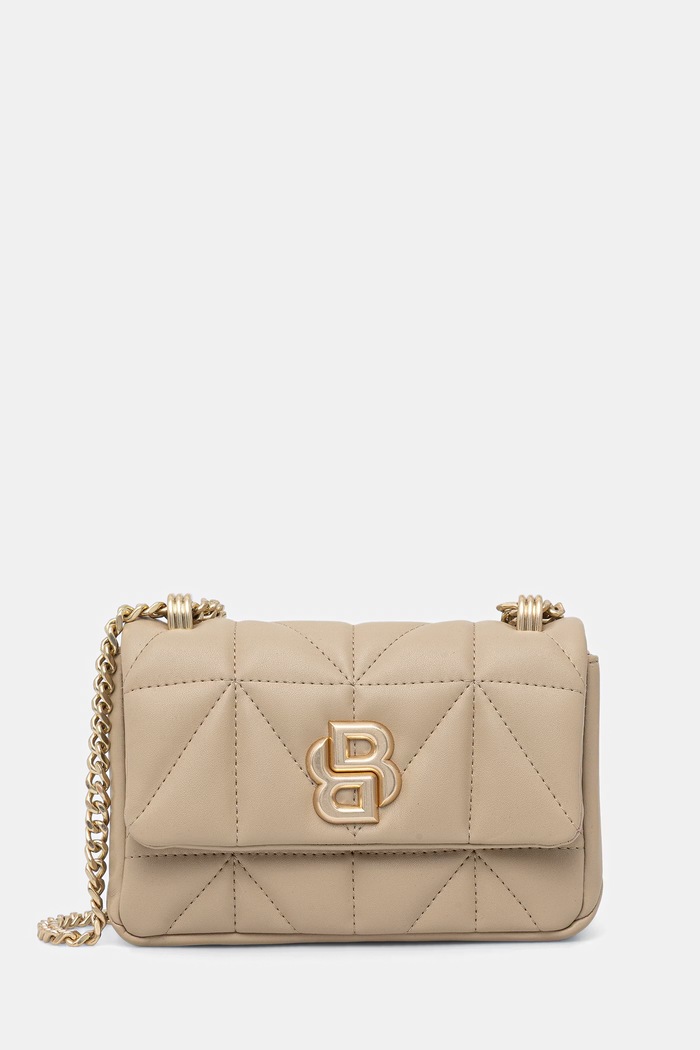 BOSS crossbody torbica ženska iz umetnega usnja B_ICON S Sh. Bag QN Ne ustreza A4 bež 50557965