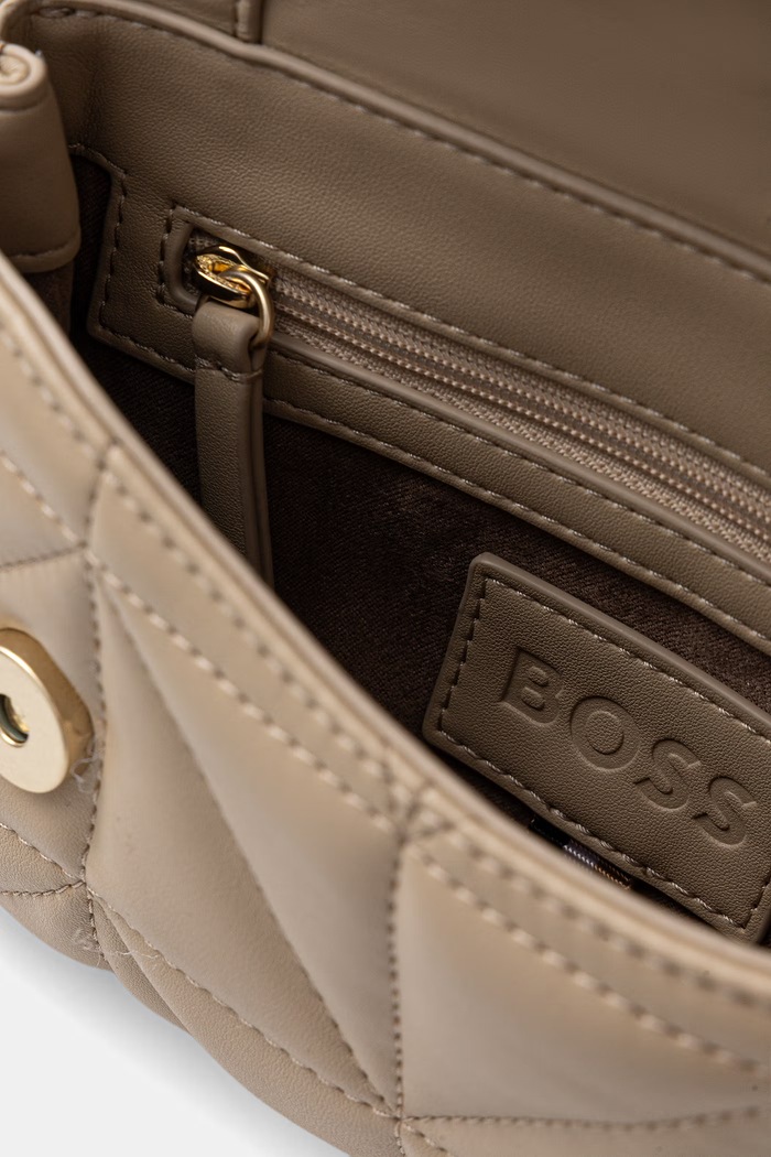 BOSS crossbody torbica ženska iz umetnega usnja B_ICON S Sh. Bag QN 50557965 bež