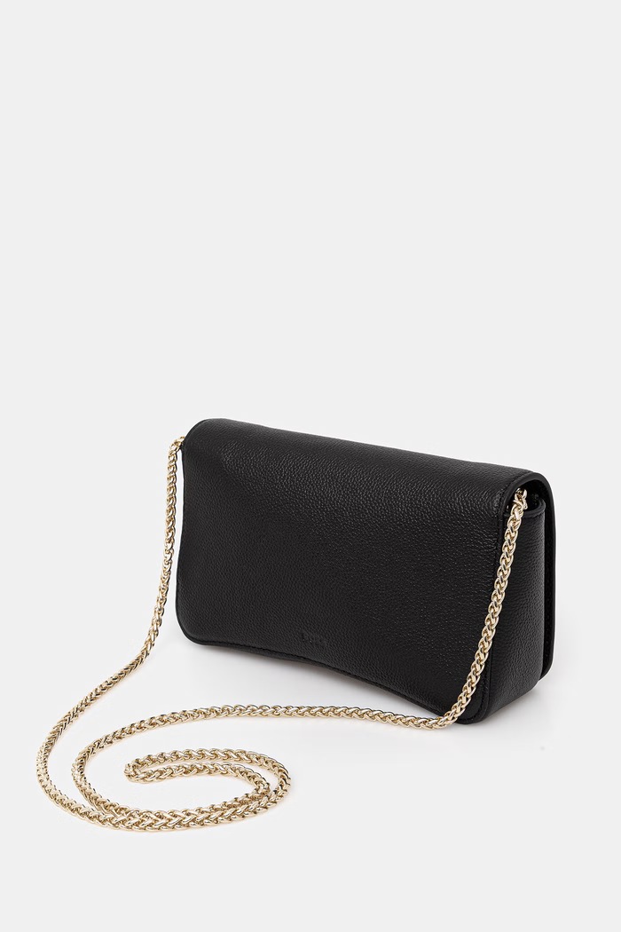 Accesorii BOSS poșetă de piele BOSS BEYOND NewClutc 50557966 negru