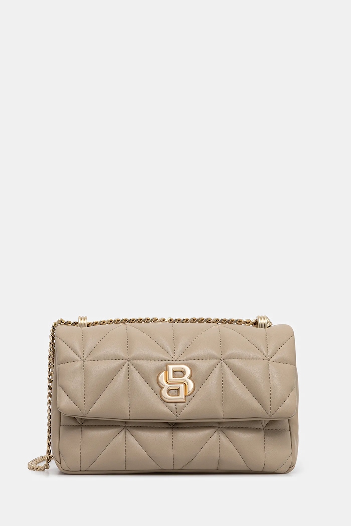 BOSS crossbody torbica ženska iz umetnega usnja B_ICON M Sh. Bag QN Ne ustreza A4 bež 50557972