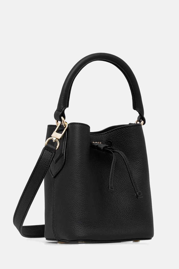 Accesorii BOSS poșetă de piele Lenah SM Bucket 50557980 negru