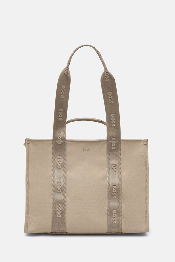 BOSS tote taška dámská Sandy Tote C hladký béžová 50558113
