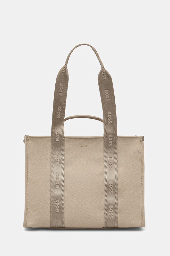 BOSS tote taška dámská Sandy Tote C hladký béžová 50558113