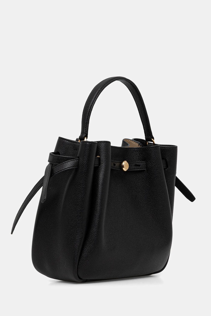 Kožená kabelka Tory Burch Romy 166982.001 černá SS26