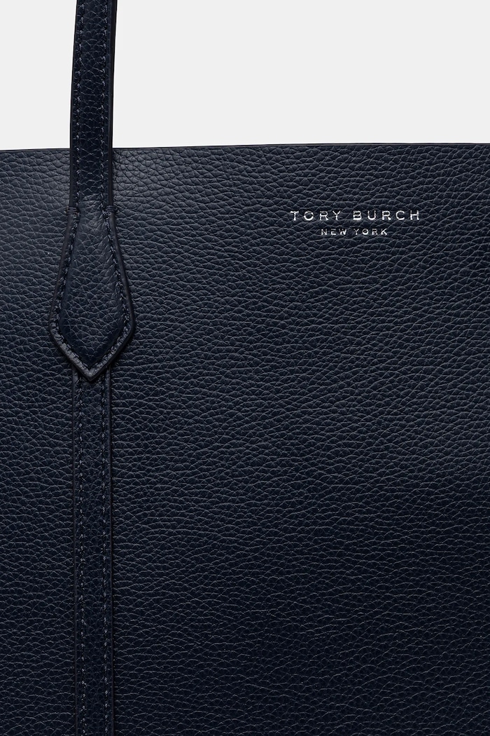 Kožená kabelka Tory Burch Perry tmavomodrá 169476.498