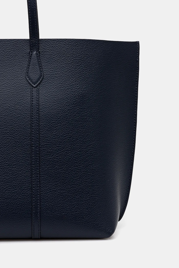 Kožená kabelka Tory Burch Perry 169476.498 tmavomodrá