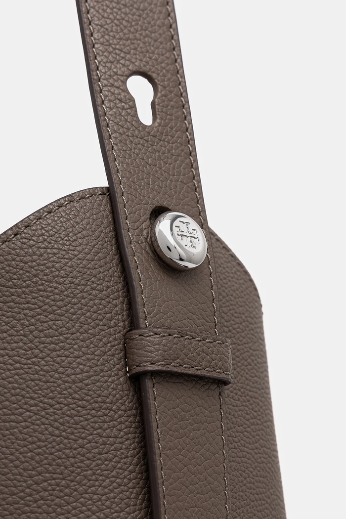 Τσάντα Tory Burch Romy Hobo Romy καφέ 170964.250