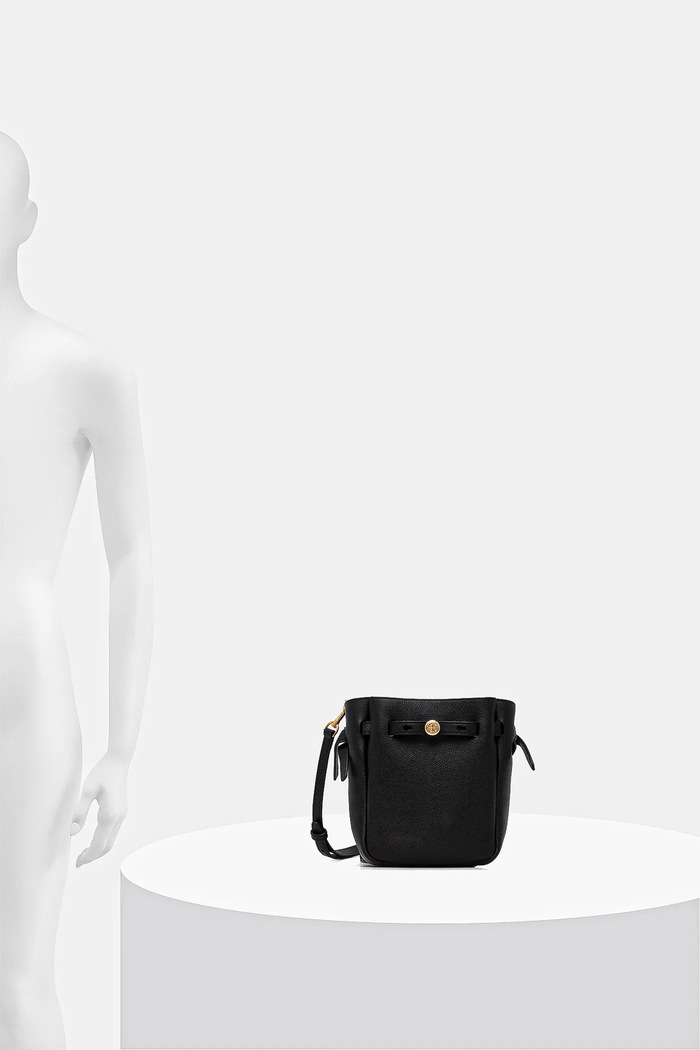 Tory Burch borsa a mano in pelle Roby Small Romy 171002.001 nero