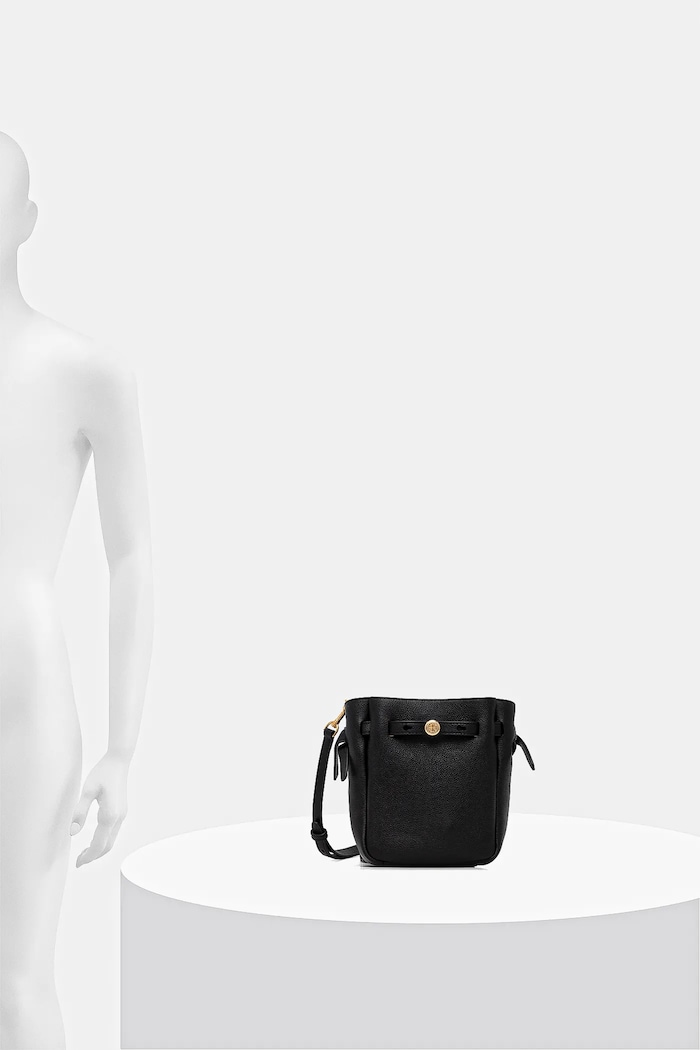 Tory Burch borsa a mano in pelle Roby Small Romy 171002.001 nero