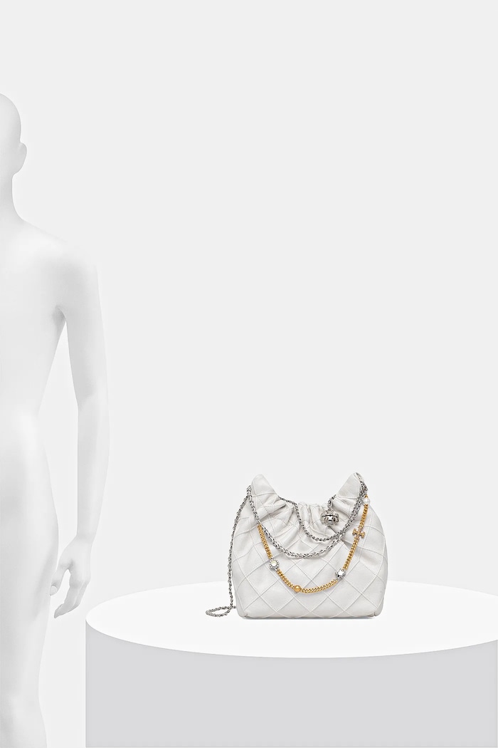 Tory Burch poșetă de piele Fleming 164022.100