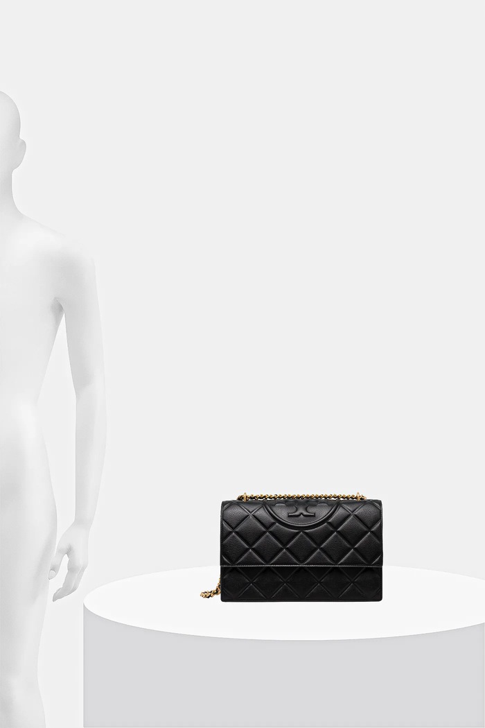 Kožená kabelka Tory Burch Fleming 164799.001