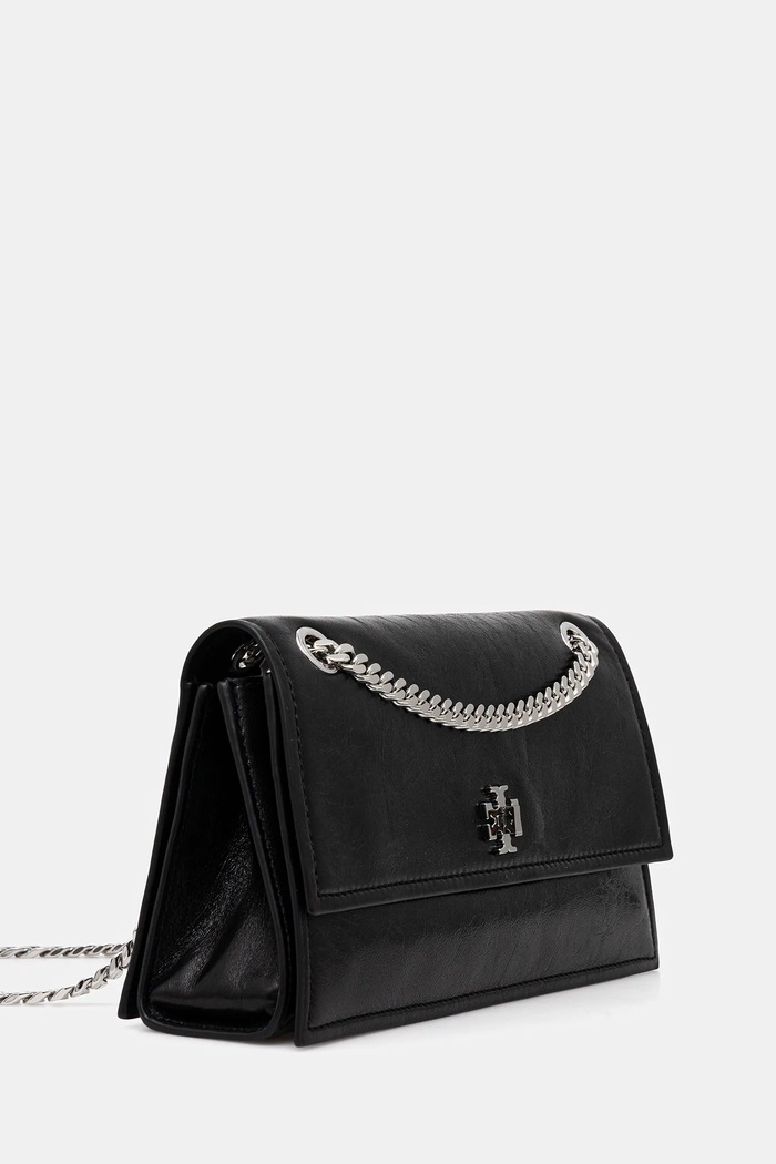 Tory Burch torebka skórzana Kira Turnlock 167058.001 czarny SS26