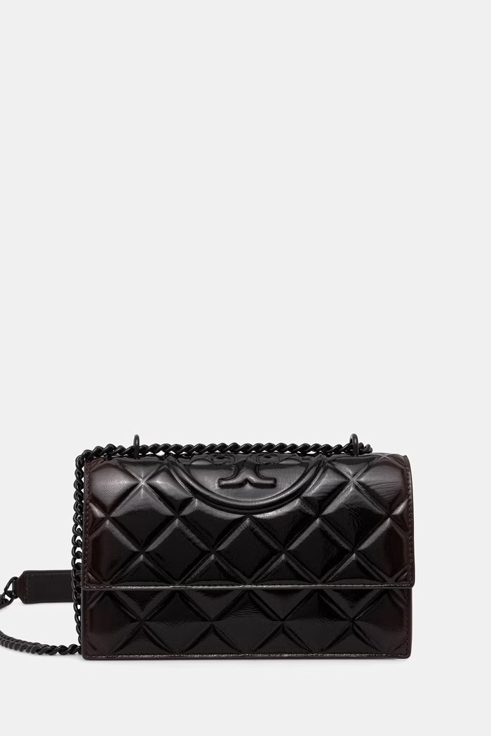 Tory Burch keresztpántos táska női bőr Fleming barna 171034.601