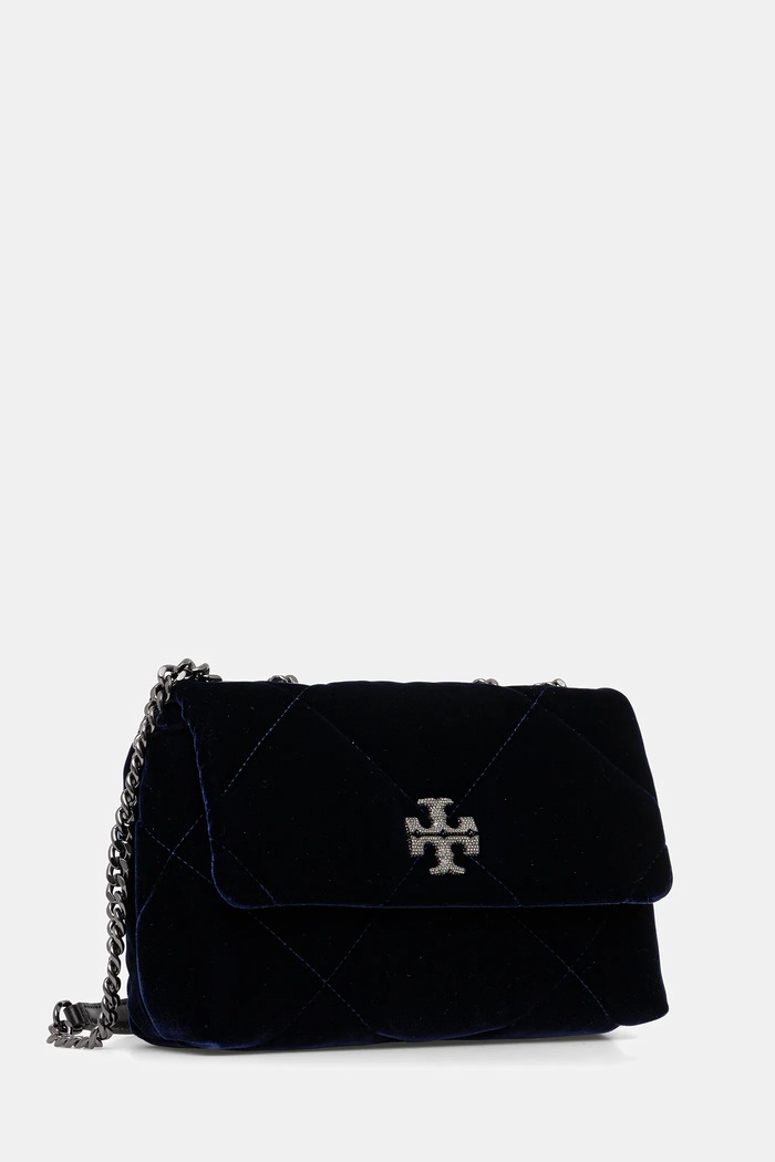 Kabelka Tory Burch Kira Diamond 177517.430 tmavomodrá SS26