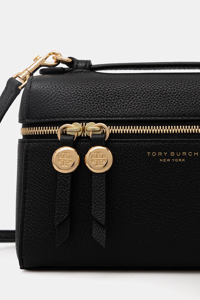 Doplnky Kožená kabelka Tory Burch Romy Slim 178948.001 čierna
