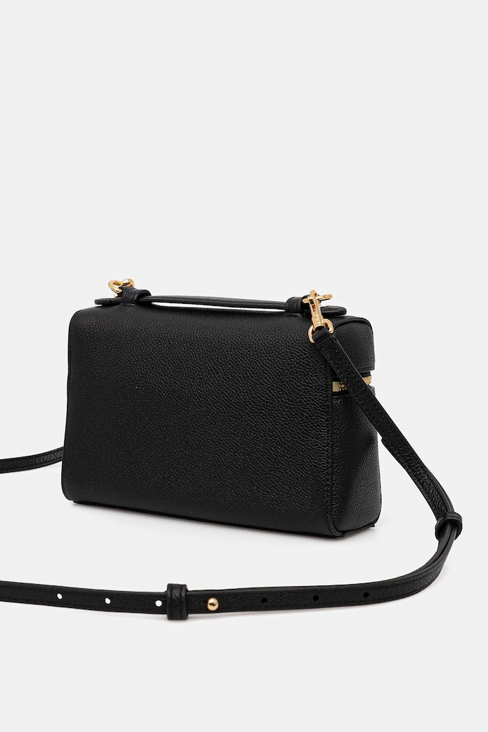 Kožená kabelka Tory Burch Romy Slim čierna 178948.001