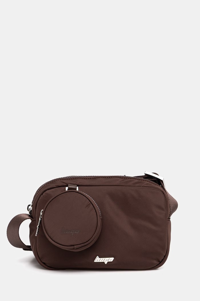 Kabelka Hugo Blue Saffie_Crossbody jednofarebný hnedá 50558577