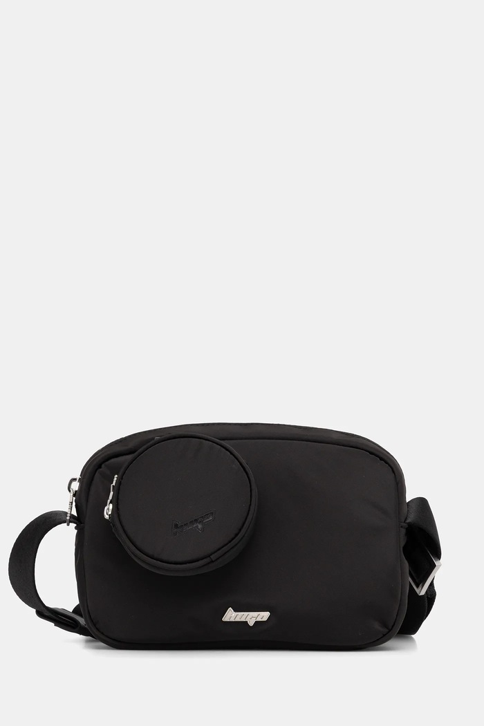 Kabelka Hugo Blue Saffie_Crossbody jednofarebný čierna 50558577
