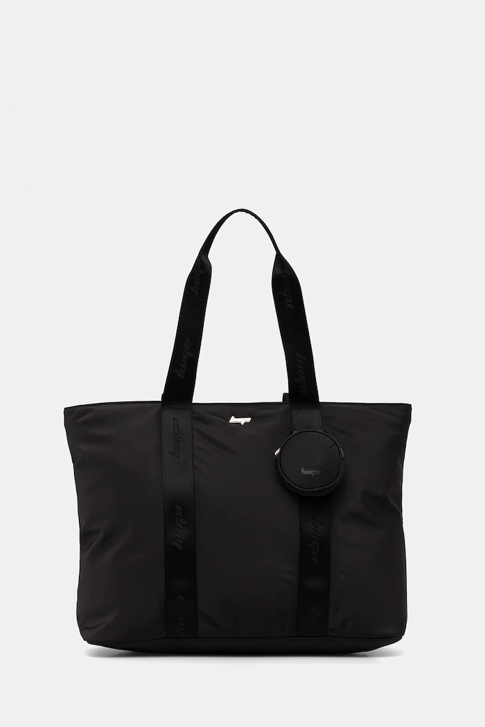 Kabelka Hugo Blue Saffie_Tote jednofarebný čierna 50558590