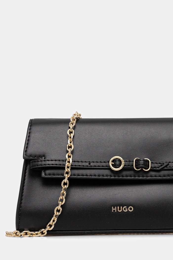 Τσάντα HUGO Syndra_Clutch μαύρο 50557919
