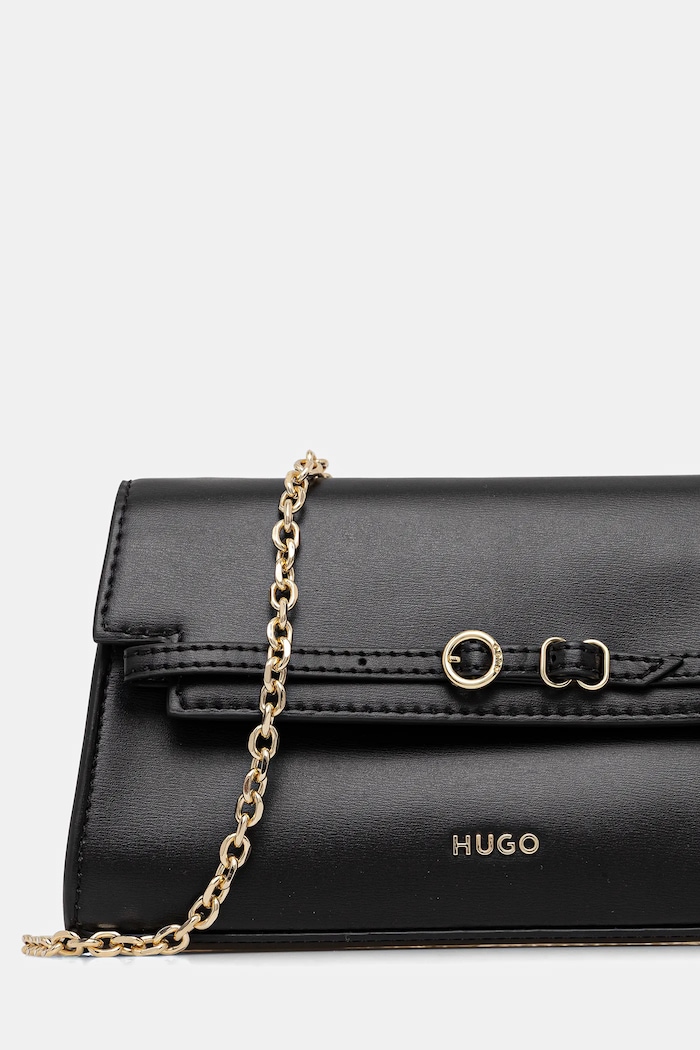 Τσάντα HUGO Syndra_Clutch μαύρο 50557919