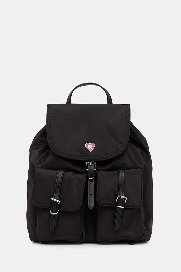 Ruksak HUGO Neeko N_Backpack jednofarebný čierna 50558225