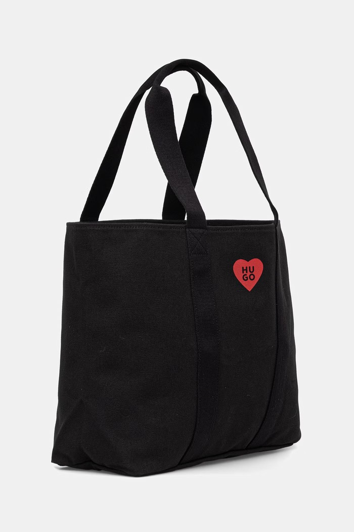Kabelka HUGO Becky CH_Tote 50563021 čierna SS26