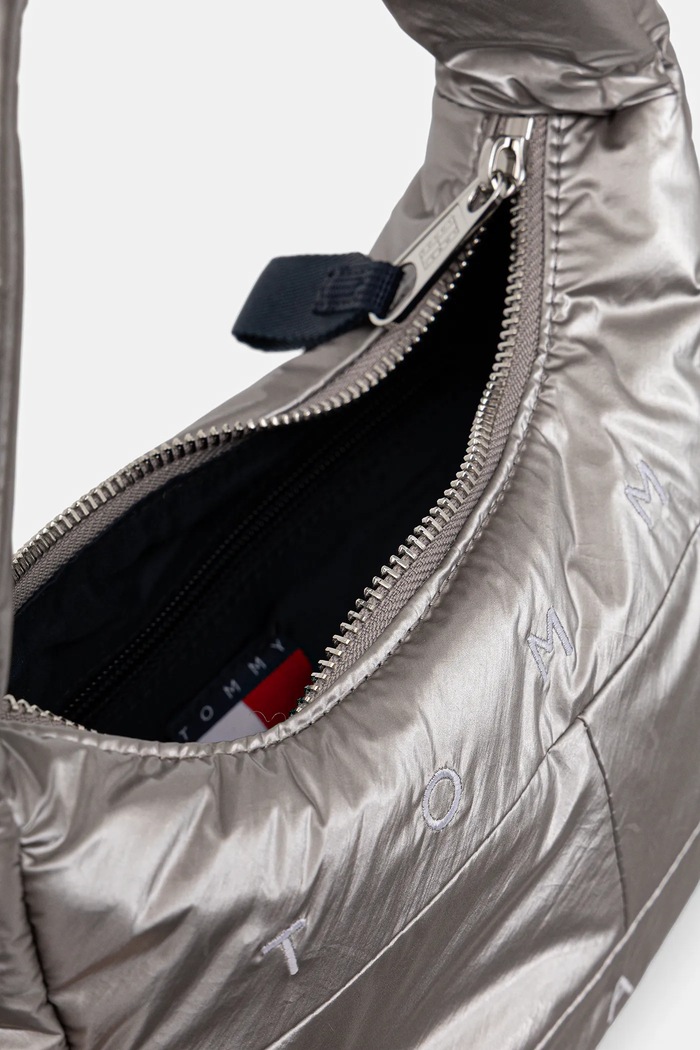 Tommy Jeans poșetă AW0AW18066 argintiu
