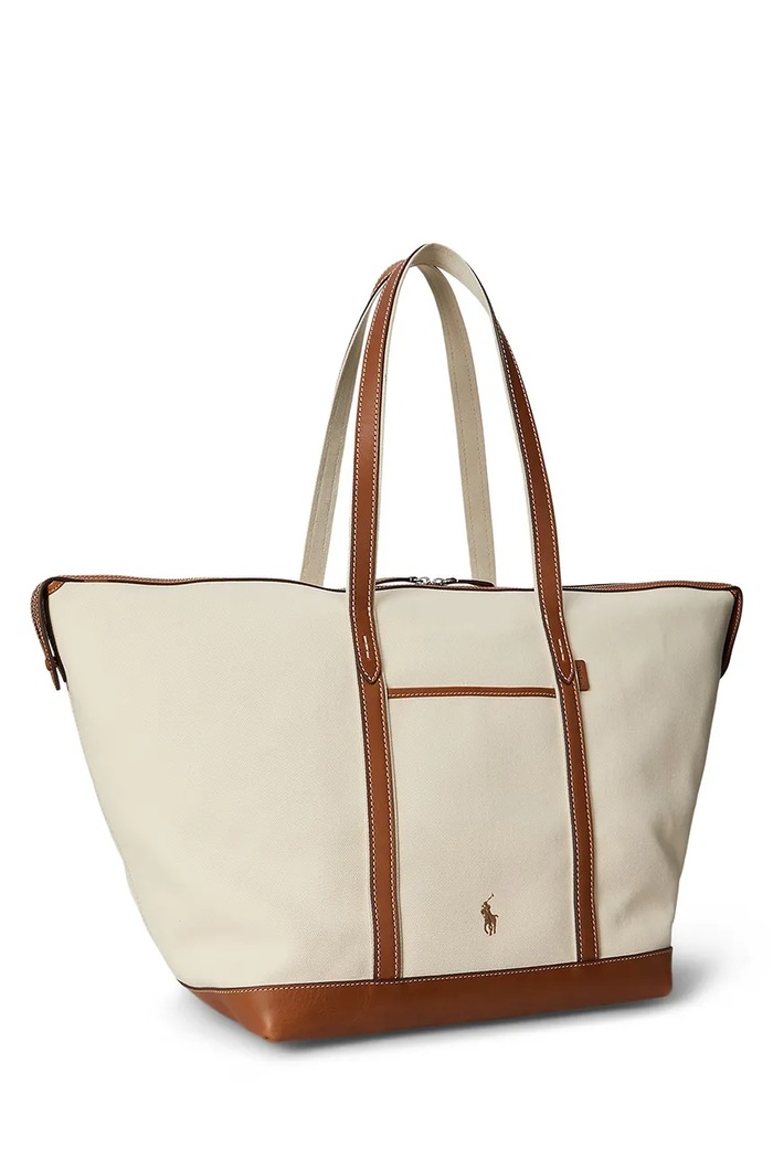Polo Ralph Lauren torebka bawełniana 428973072 beżowy SS26