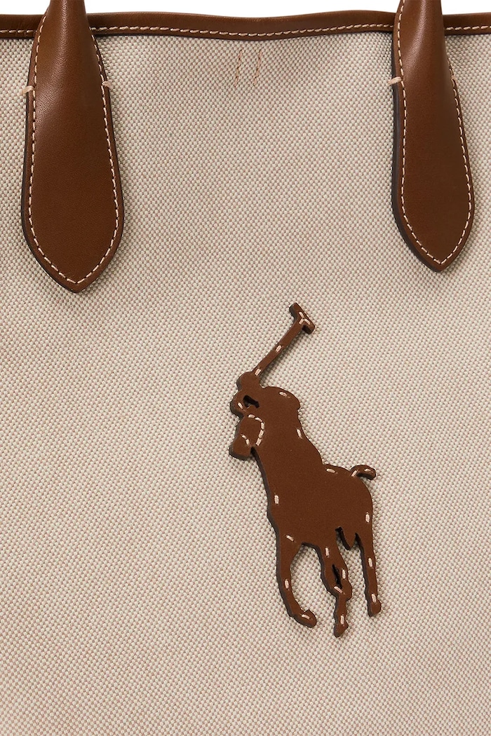 Τσάντα Polo Ralph Lauren 428P05483 μπεζ