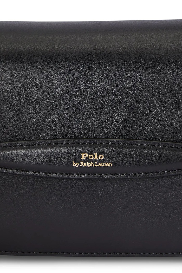 Δερμάτινη τσάντα Polo Ralph Lauren 428971315 μαύρο