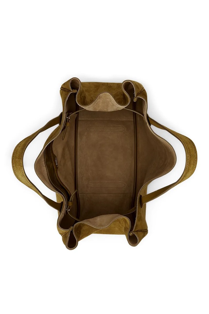 Semišová kabelka Polo Ralph Lauren hnedá 428960630