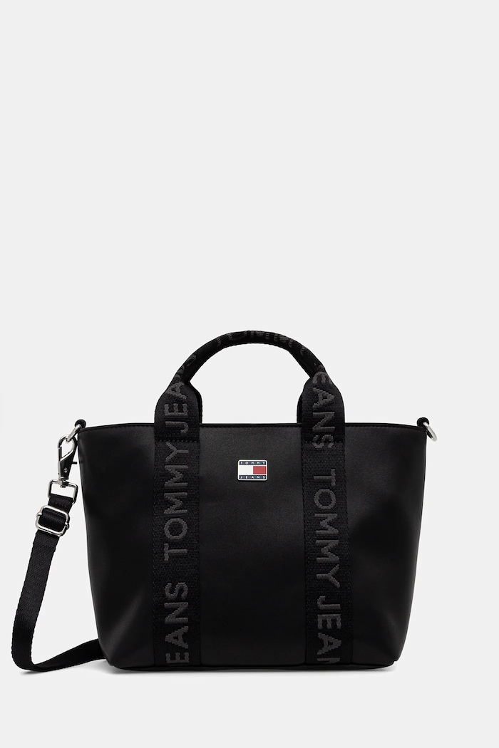 Torbica Tommy Jeans Ne ustreza A4 črna AW0AW18063
