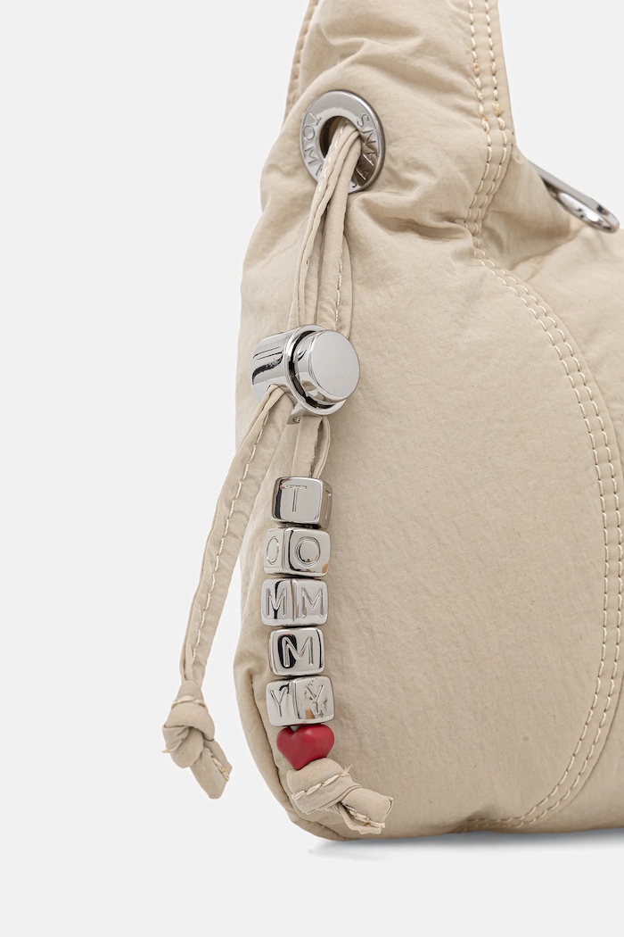 Τσάντα Tommy Jeans μπεζ AW0AW18068