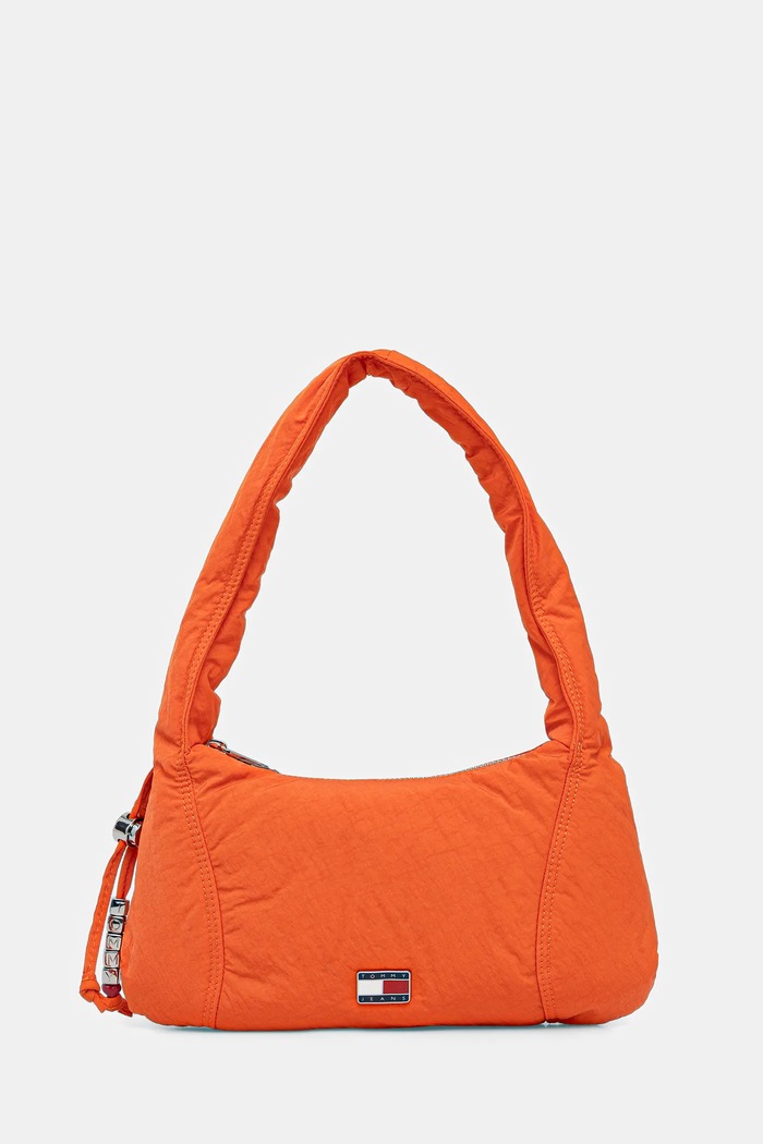 Kabelka Tommy Jeans hladký oranžová AW0AW18068
