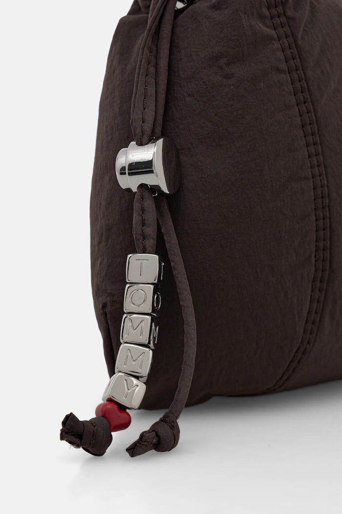 Kabelka Tommy Jeans hnědá AW0AW18068