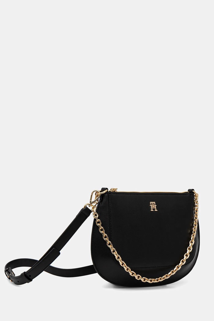 Tommy Hilfiger poșetă de piele AW0AW18143 negru SS26