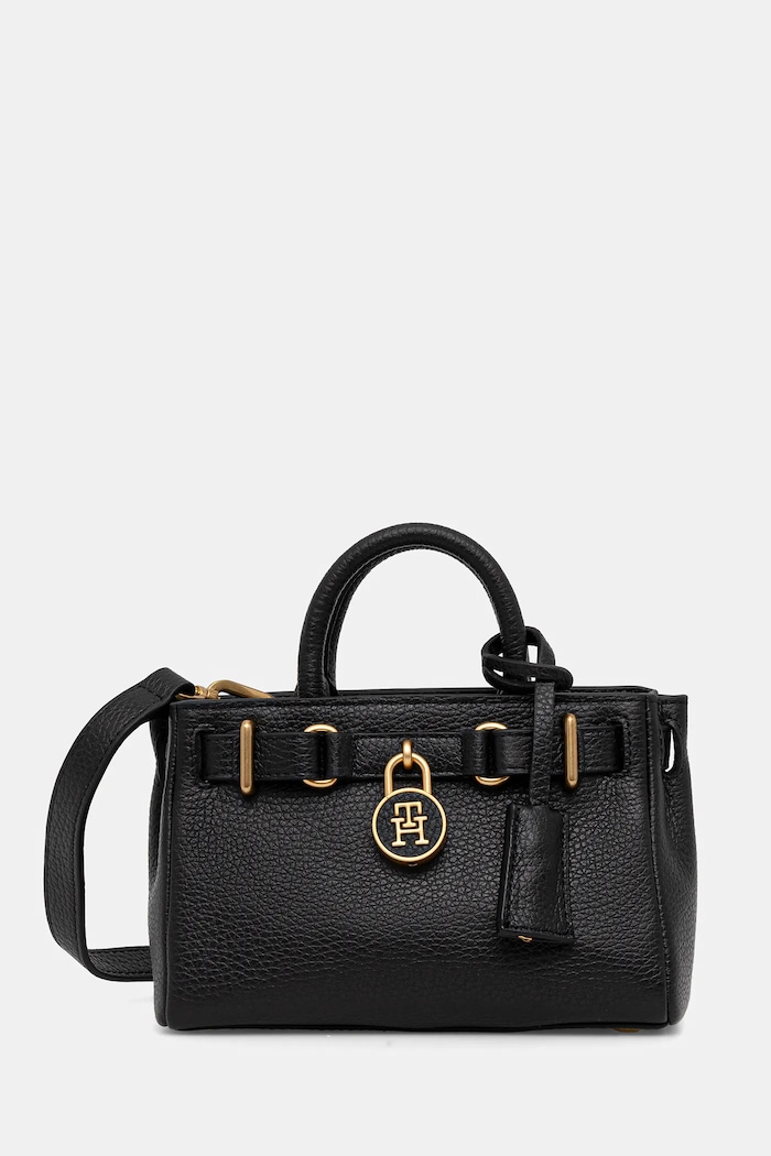 Tommy Hilfiger bőr táska nappa bőr fekete AW0AW18167