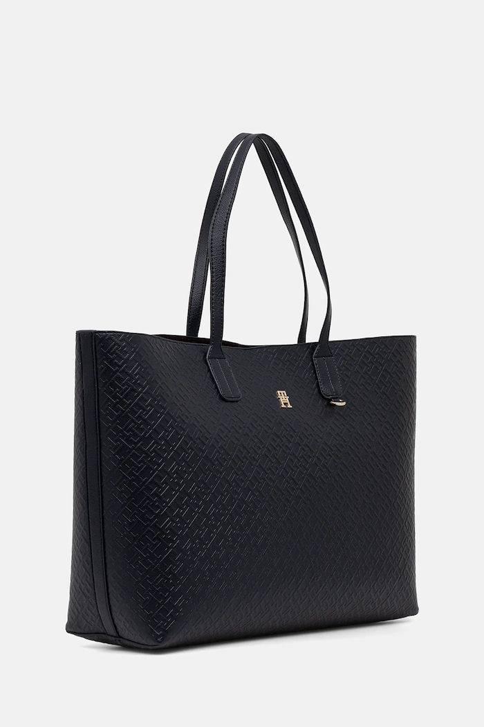 Τσάντα Tommy Hilfiger AW0AW18174 σκούρο μπλε SS26