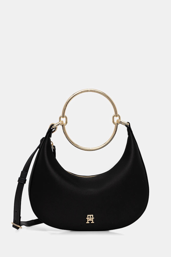 Tommy Hilfiger kézitáska textil fekete AW0AW18236