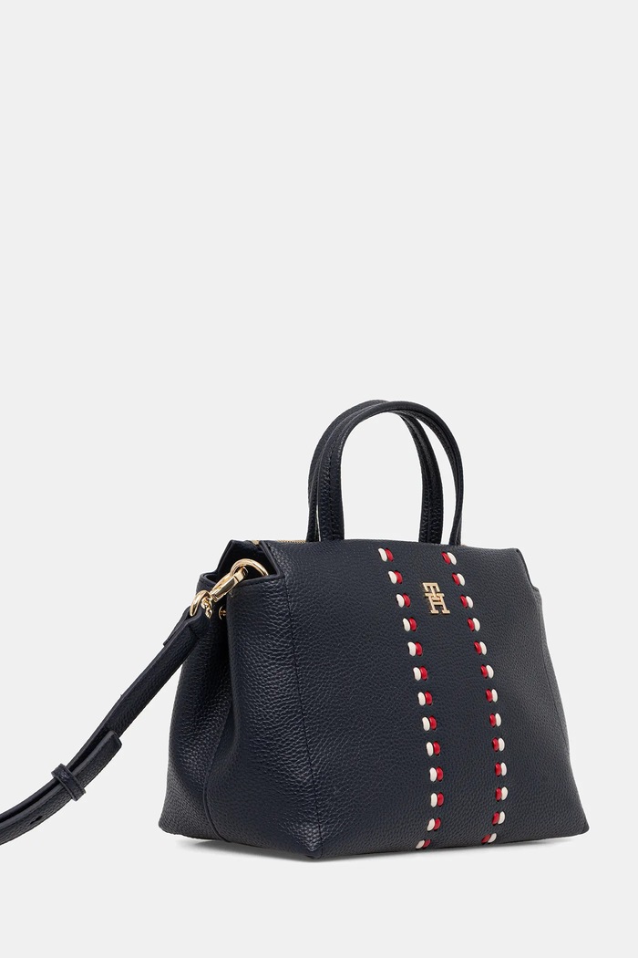 Τσάντα Tommy Hilfiger AW0AW18154 σκούρο μπλε SS26