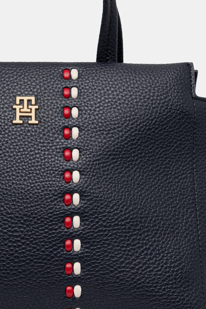 Τσάντα Tommy Hilfiger σκούρο μπλε AW0AW18154