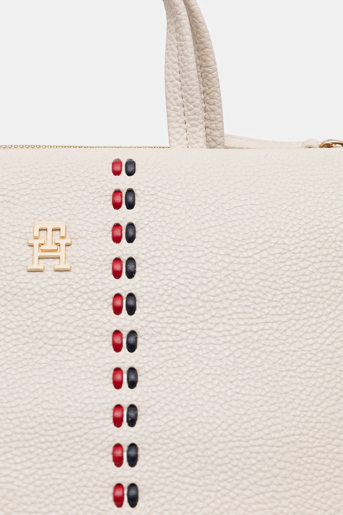 Τσάντα Tommy Hilfiger μπεζ AW0AW18155